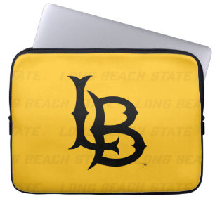 Watermerk van de Staat van de Long Beach Laptop Sleeve