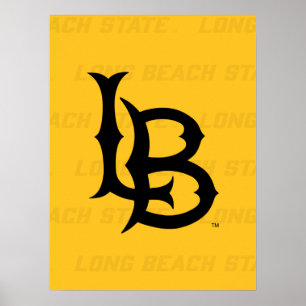 Watermerk van de Staat van de Long Beach Poster