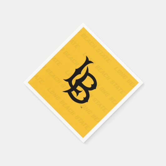 Watermerk van de Staat van de Long Beach Servet (Hoek)