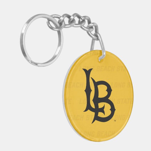 Watermerk van de Staat van de Long Beach Sleutelhanger (Voorkant Links)