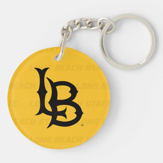 Watermerk van de Staat van de Long Beach Sleutelhanger (Achterkant)