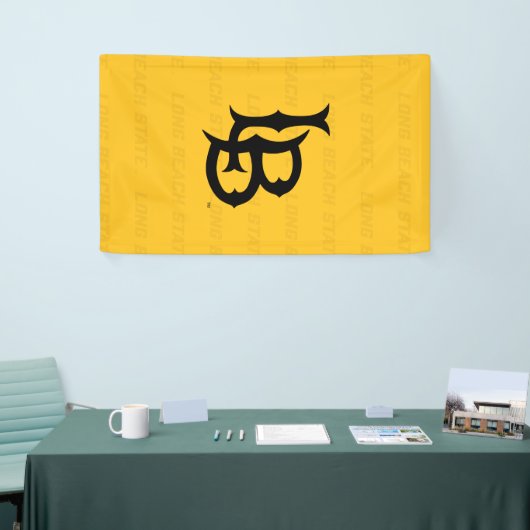 Watermerk van de Staat van de Long Beach Spandoek (Beurs)