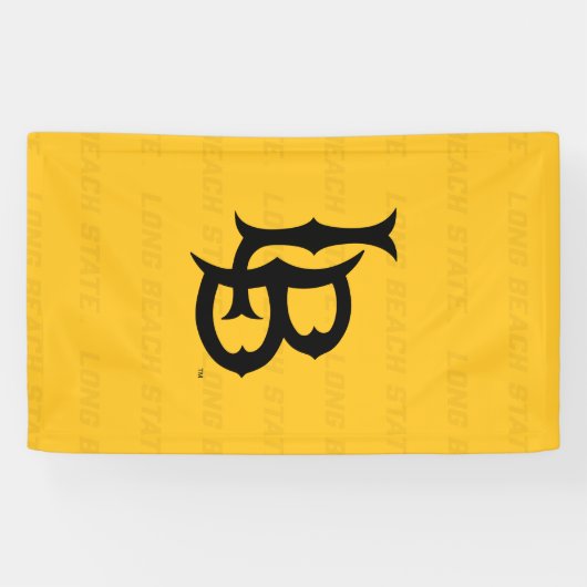 Watermerk van de Staat van de Long Beach Spandoek (Horizontaal)