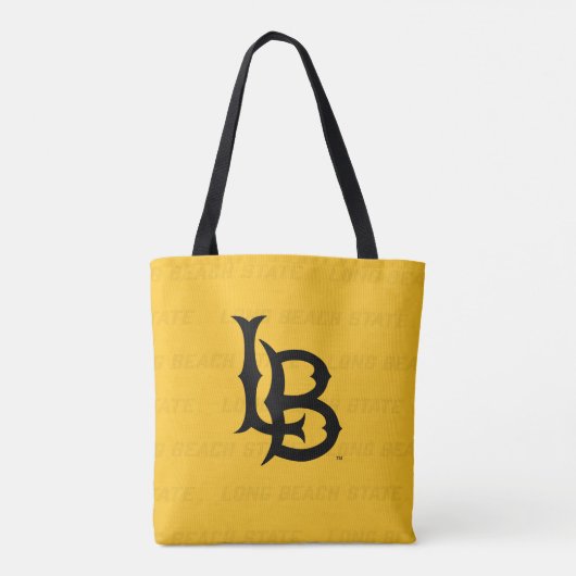 Watermerk van de Staat van de Long Beach Tote Bag (Achterkant)