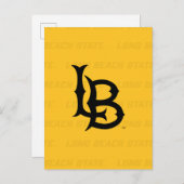 Watermerk van de Staat van de Long Beach Uitnodiging Briefkaart (Voorkant / Achterkant)