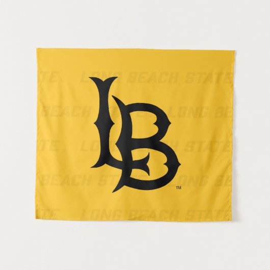 Watermerk van de Staat van de Long Beach Wandkleed (Voorkant (horizontaal))