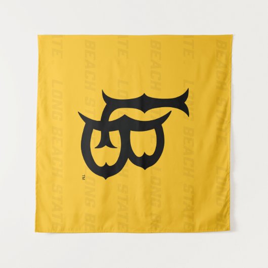 Watermerk van de Staat van de Long Beach Wandkleed (Voorkant (horizontaal))