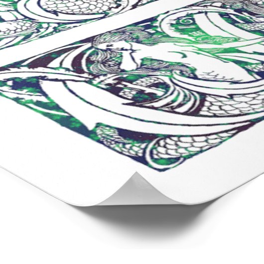 Watermerk Waves Print (Hoek)