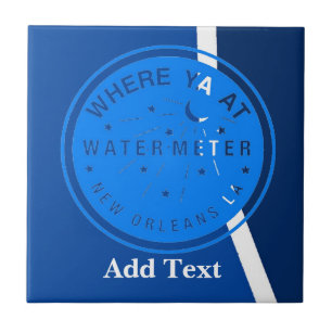 Watermeter, die DaT, kijk, personaliseer Tegeltje