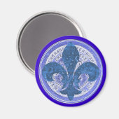 Watermeter Fleur De Lis Magneet (Voorkant / Achterkant)