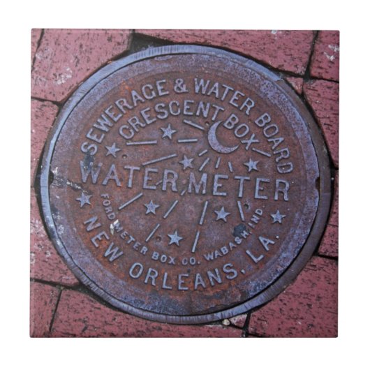 Watermeter Tegeltje (Voorkant)