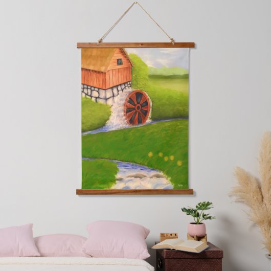 Watermill Hangend Wandkleed (Slaapkamer)