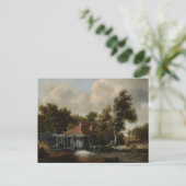Watermill Holland Meindert Hobbema Briefkaart (Staand voorkant)