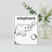 waterminnende olifant (Staand voorkant)