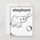 waterminnende olifant (Voorkant)