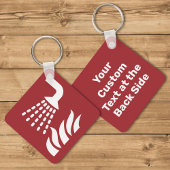 Watermist applicator veiligheidsbord sleutelhanger