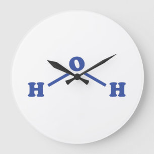 Watermoleculaire chemische formule grote klok