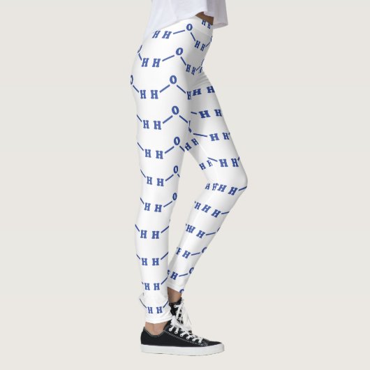 Watermoleculaire chemische formule leggings (Rechts)