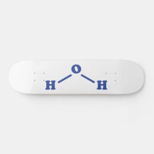 Watermoleculaire chemische formule persoonlijk skateboard