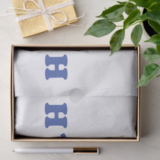 Watermoleculaire chemische formule tissuepapier (Geschenk)