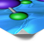 Watermoleculen Poster (Hoek)