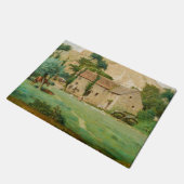 Watermolen aan de voet van een berg deurmat (Schuin)