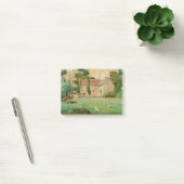 Watermolen aan de voet van een berg post-it® notes (Kantoor)