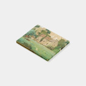 Watermolen aan de voet van een berg post-it® notes (Schuin)