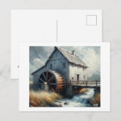 Watermolen,  briefkaart (Voorkant / Achterkant)