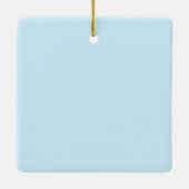 Watermolen in de sneeuw keramisch ornament (Achterkant)