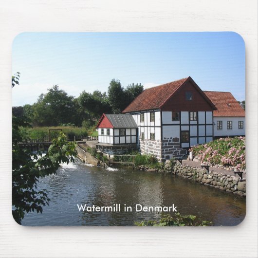 Watermolen in Denemarken Muismat (Voorkant)