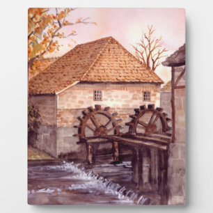 Watermolen Oostendorper Molen van Farida Greenfiel Fotoplaat