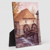 Watermolen Oostendorper Molen van Farida Greenfiel Fotoplaat (Zijkant)