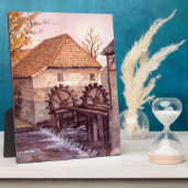 Watermolen Oostendorper Molen van Farida Greenfiel Fotoplaat (Zijkant)