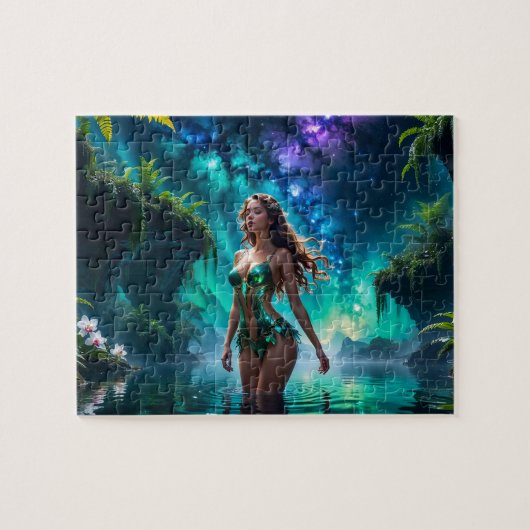 Waternimf van het Galactische Meer Legpuzzel (Horizontaal)
