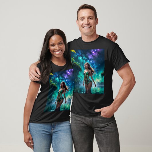 Waternimf van het Galactische Meer T-shirt (Unisex)
