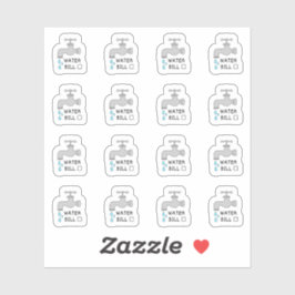 Waternutsrekening vervaldatum budgetherinneringspl sticker