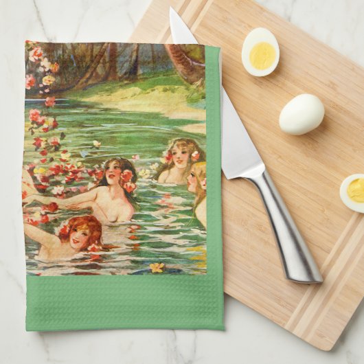  waternymfen uit Florida Theedoek (Quarter Fold)