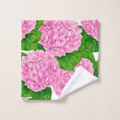 Waterolieringspatroon van hydrangea bad handdoek (Wasdoekje)