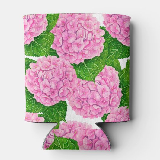 Waterolieringspatroon van hydrangea blikjeskoeler (Achterkant)