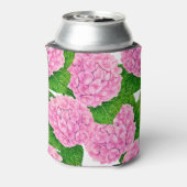 Waterolieringspatroon van hydrangea blikjeskoeler (Blikje Achterkant)