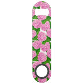 Waterolieringspatroon van hydrangea speed flessenopener (Voorkant)
