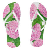 Waterolieringspatroon van hydrangea teenslippers (Voetbed)