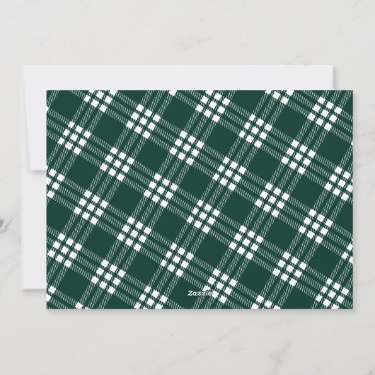 Waterolor Kerstmis Lovin' Girl Pulling Sleigh Feestdagenkaart (Achterkant)