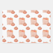 Waterolor Pumpkins Herfst Autumn Wrapping Paper (Voorkant 2)