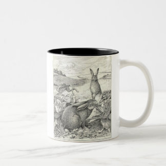 Waterondergang Tweekleurige Koffiemok