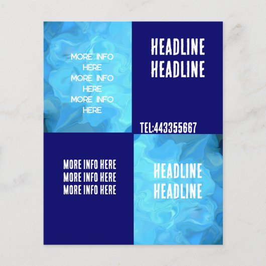 wateronttrekking flyer (Voorkant)