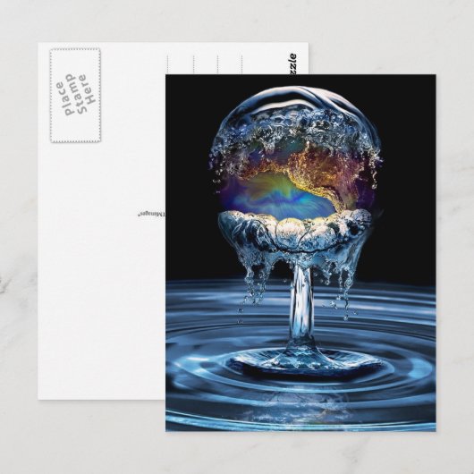 Wateroorlog Briefkaart (Voorkant / Achterkant)