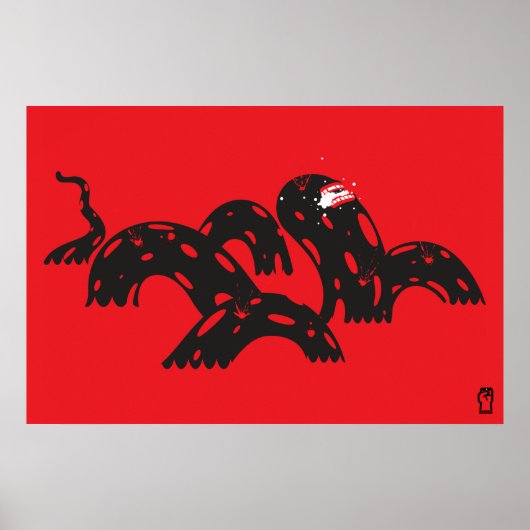 Waterpaard Poster (Voorkant)