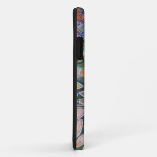 Waterpacocks (schilderij) Case-Mate iPhone case (Achterkant/rechts)